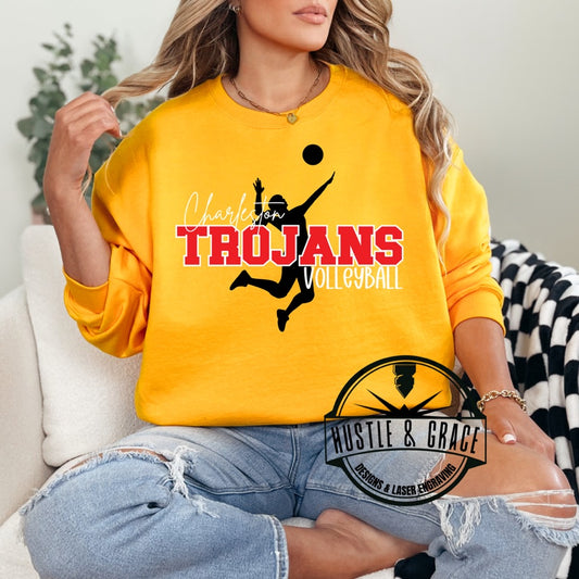 Trojans Volleyball Serve