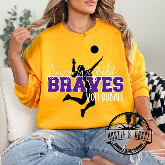 Braves Volleyball Serve