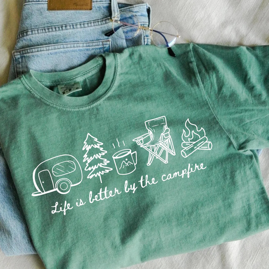 Life is better by the campfire
