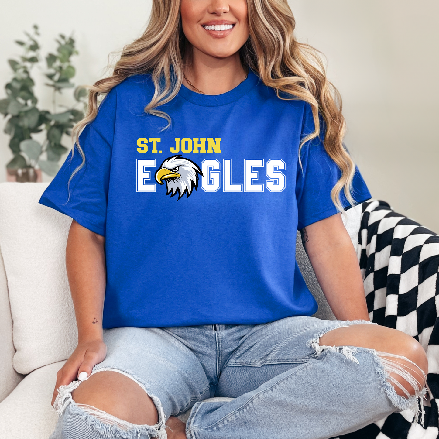 St. John Eagles w/Logo